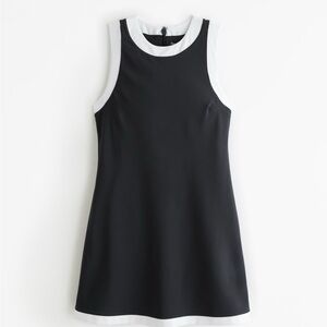 Abercrombie & Fitch High-Neck Traveler Mini Dress